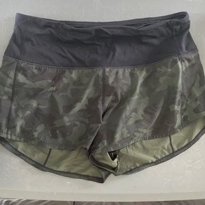 Lululemon High rise speed up shorts 2.5” size 8